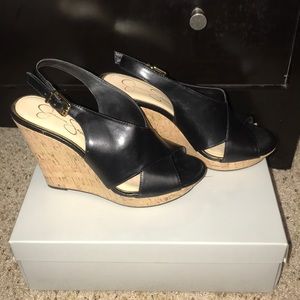 Jessica Simpson Cork Wedges
